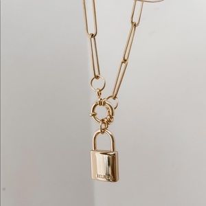 Lock neckace GOLD FILLED